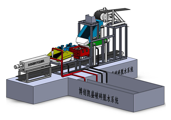 破碎脫水(shuǐ)系統